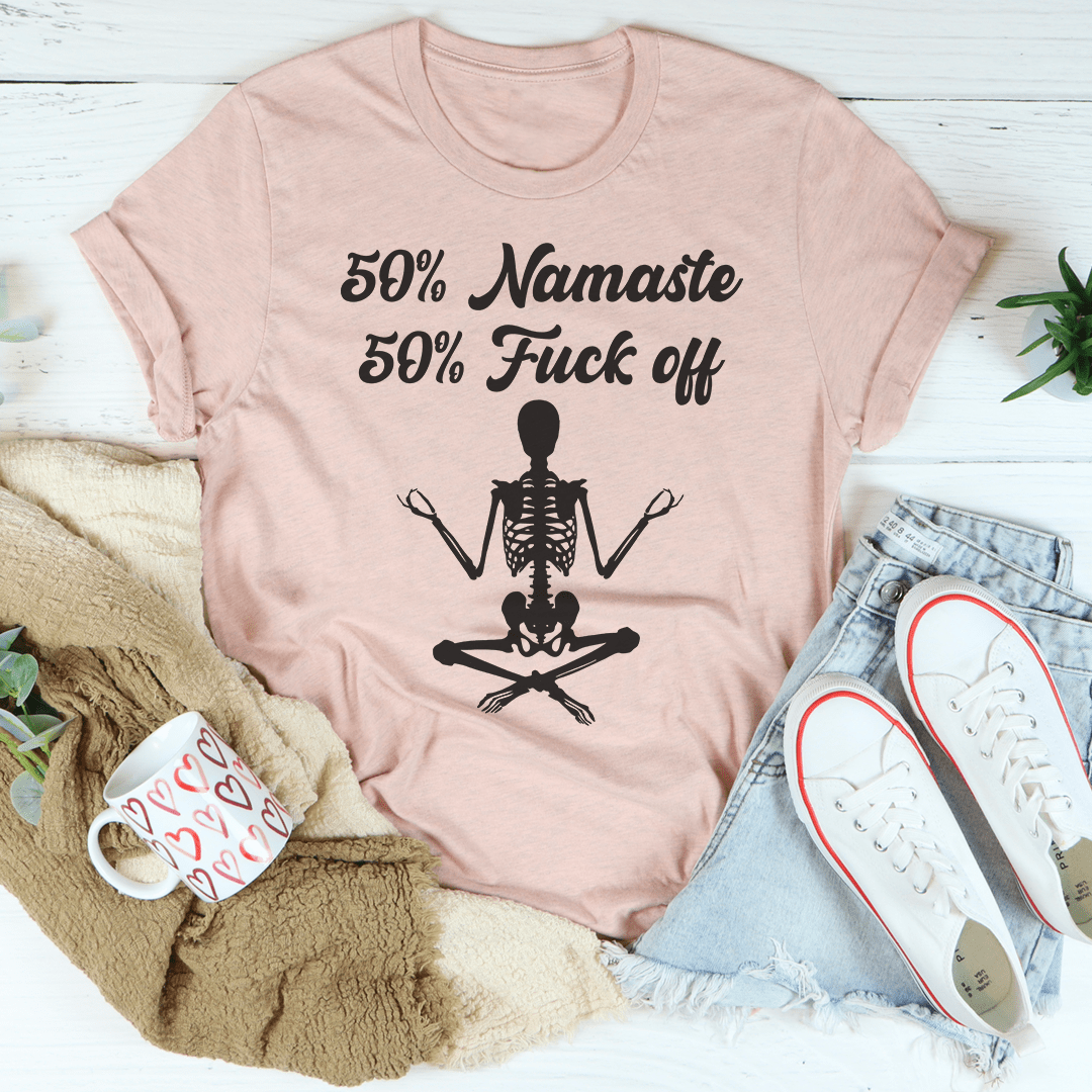 50% Namaste Tee shopmerchmallow 50% Namaste Tee