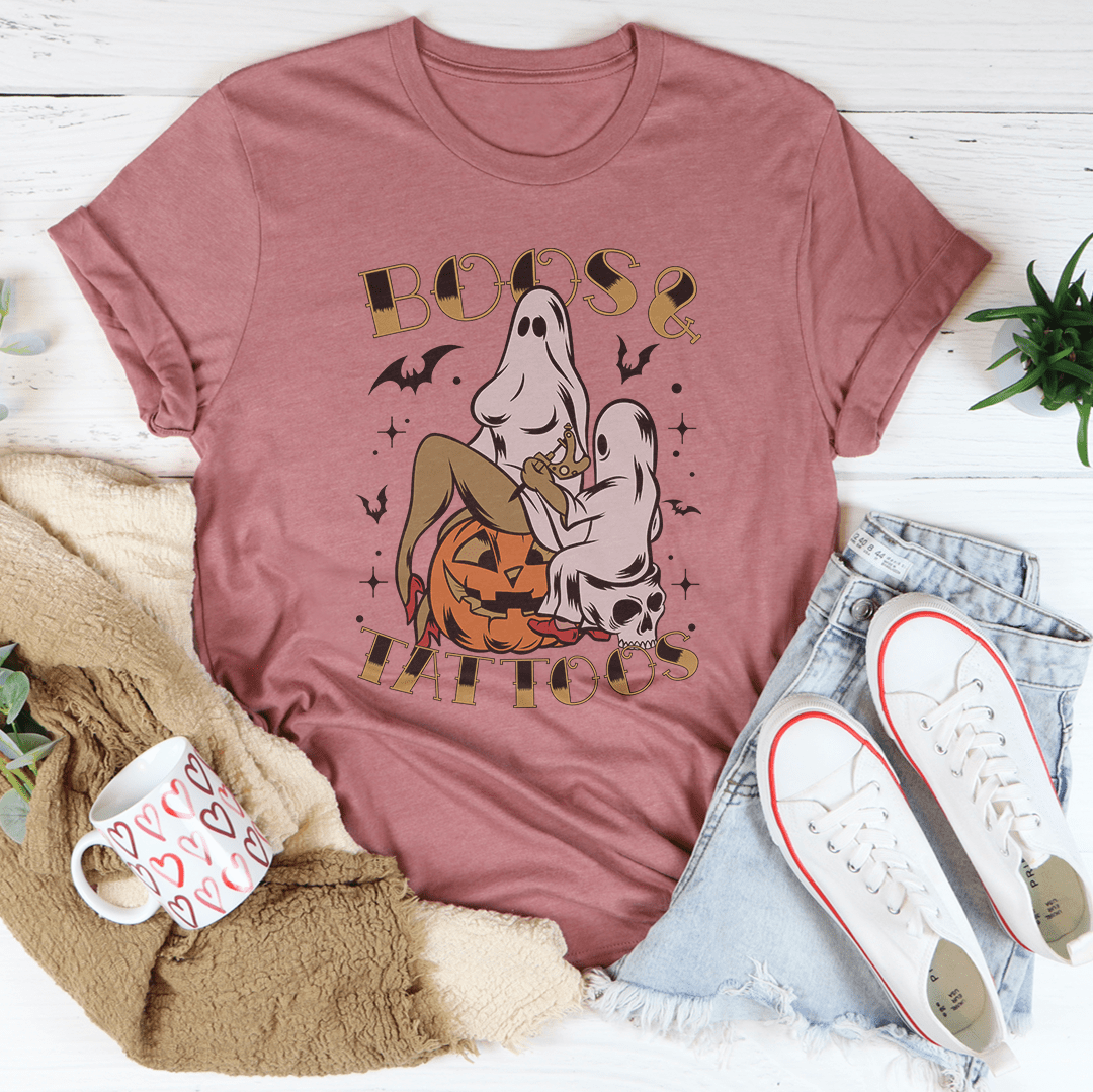 Boos & Tattoos Tee shopmerchmallow Boos & Tattoos Tee