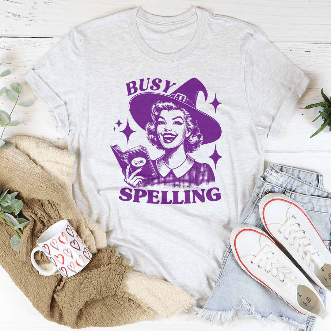 Busy Spelling Tee shopmerchmallow Busy Spelling Tee
