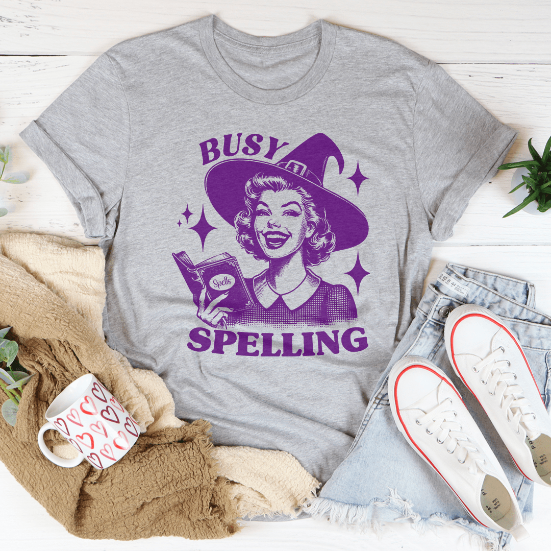 Busy Spelling Tee shopmerchmallow Busy Spelling Tee