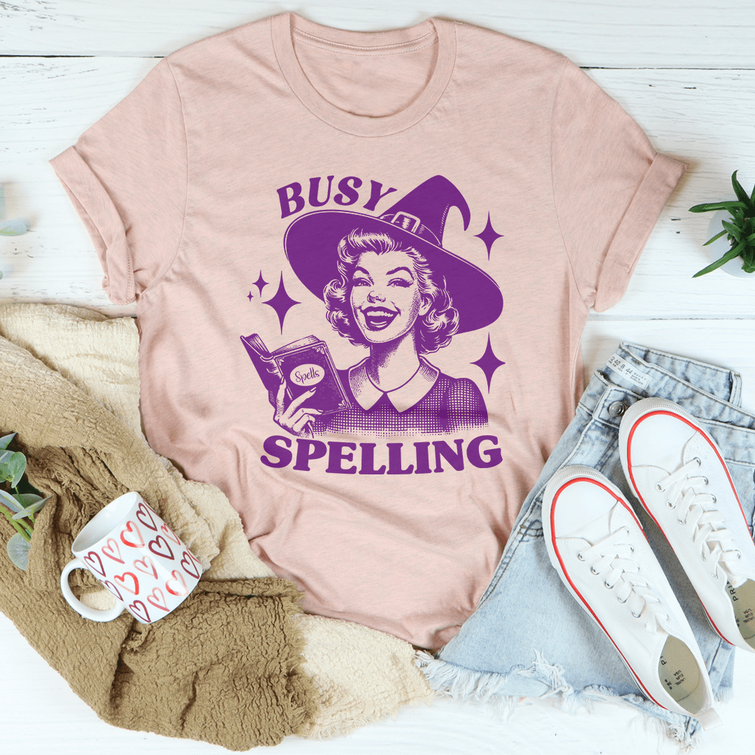 Busy Spelling Tee shopmerchmallow Busy Spelling Tee
