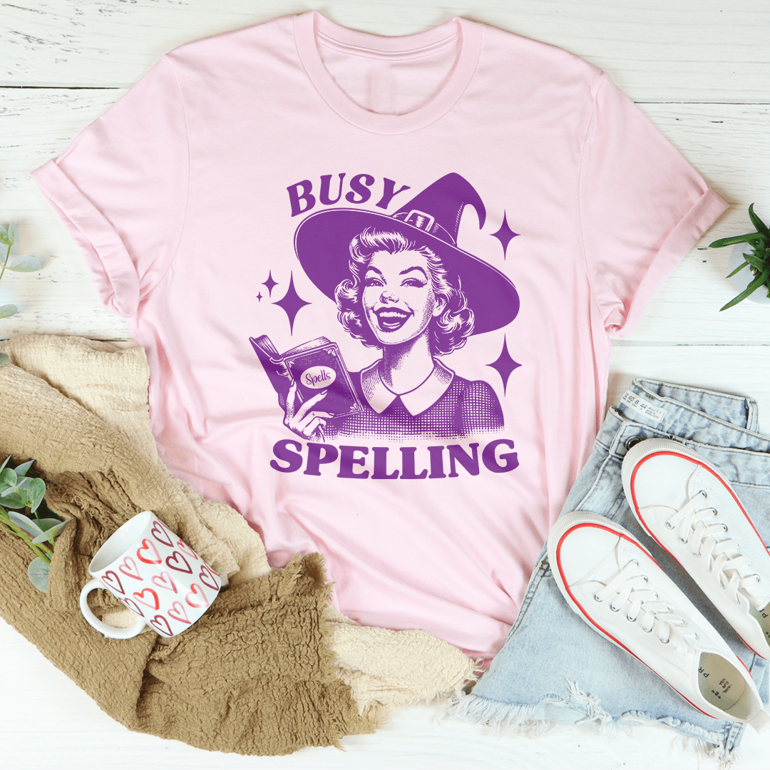 Busy Spelling Tee shopmerchmallow Busy Spelling Tee