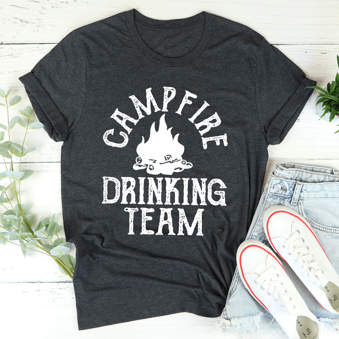 Campfire Drinking Team Tee shopmerchmallow Campfire Drinking Team Tee