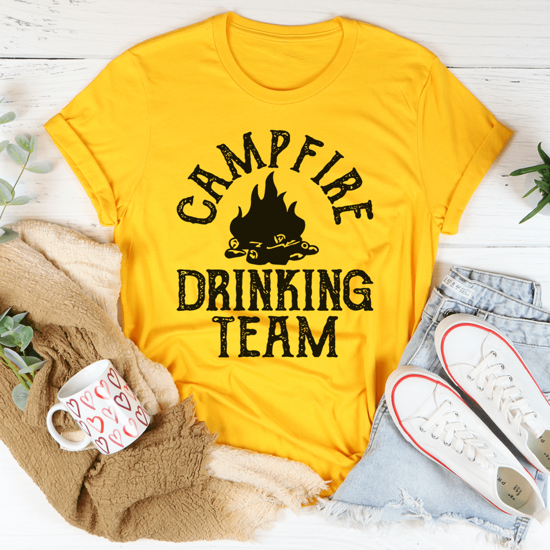 Campfire Drinking Team Tee shopmerchmallow Campfire Drinking Team Tee