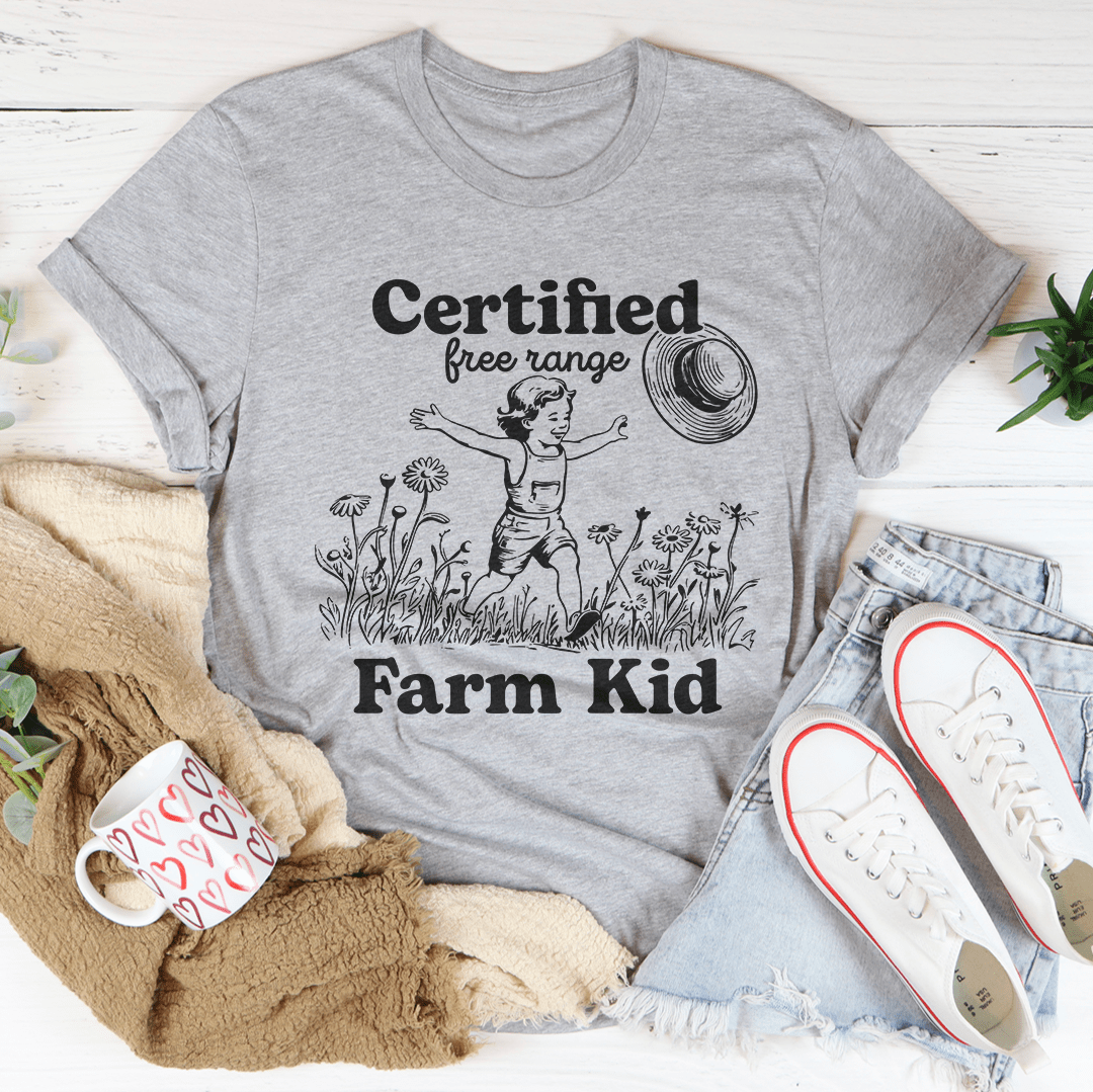 Certified Free Range Farm Kid Tee