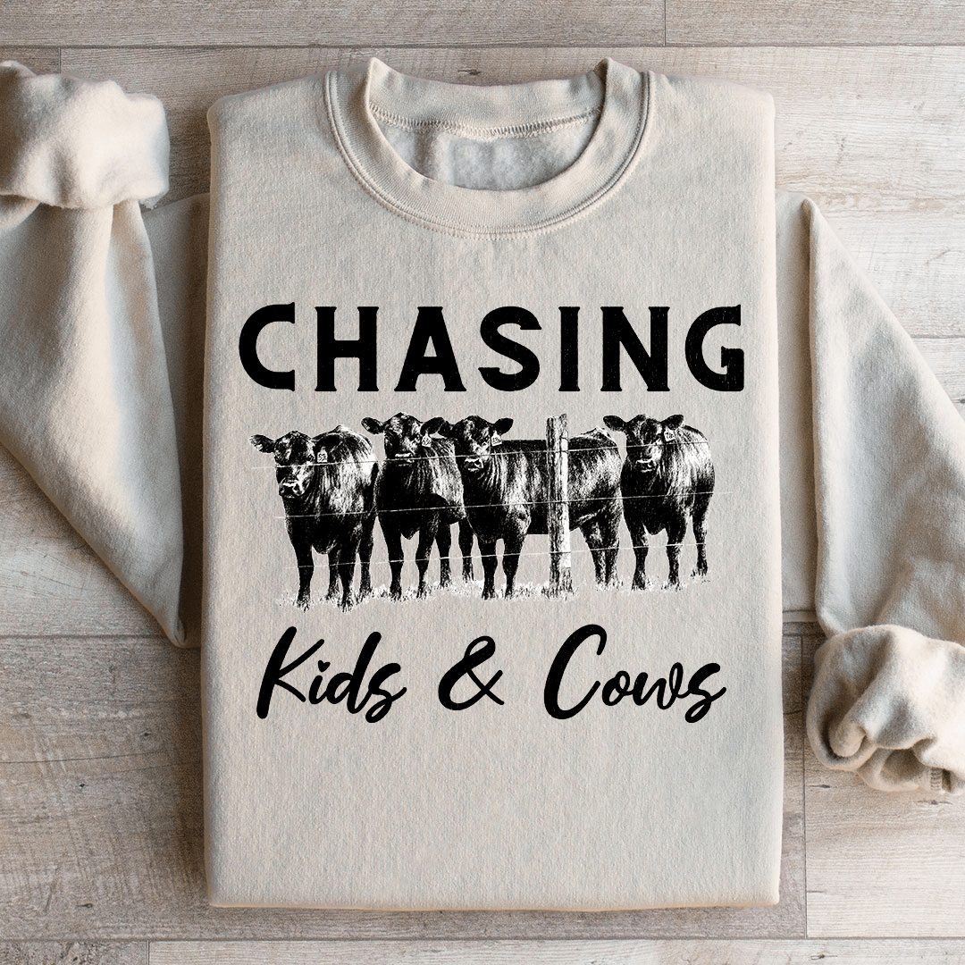 Chasing Kids & Cows shopmerchmallow Chasing Kids & Cows