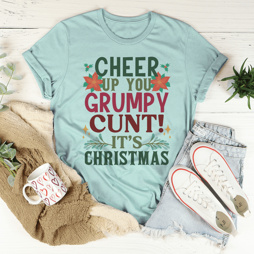 Cheer Up It's Christmas Tee shopmerchmallow Cheer Up It's Christmas Tee