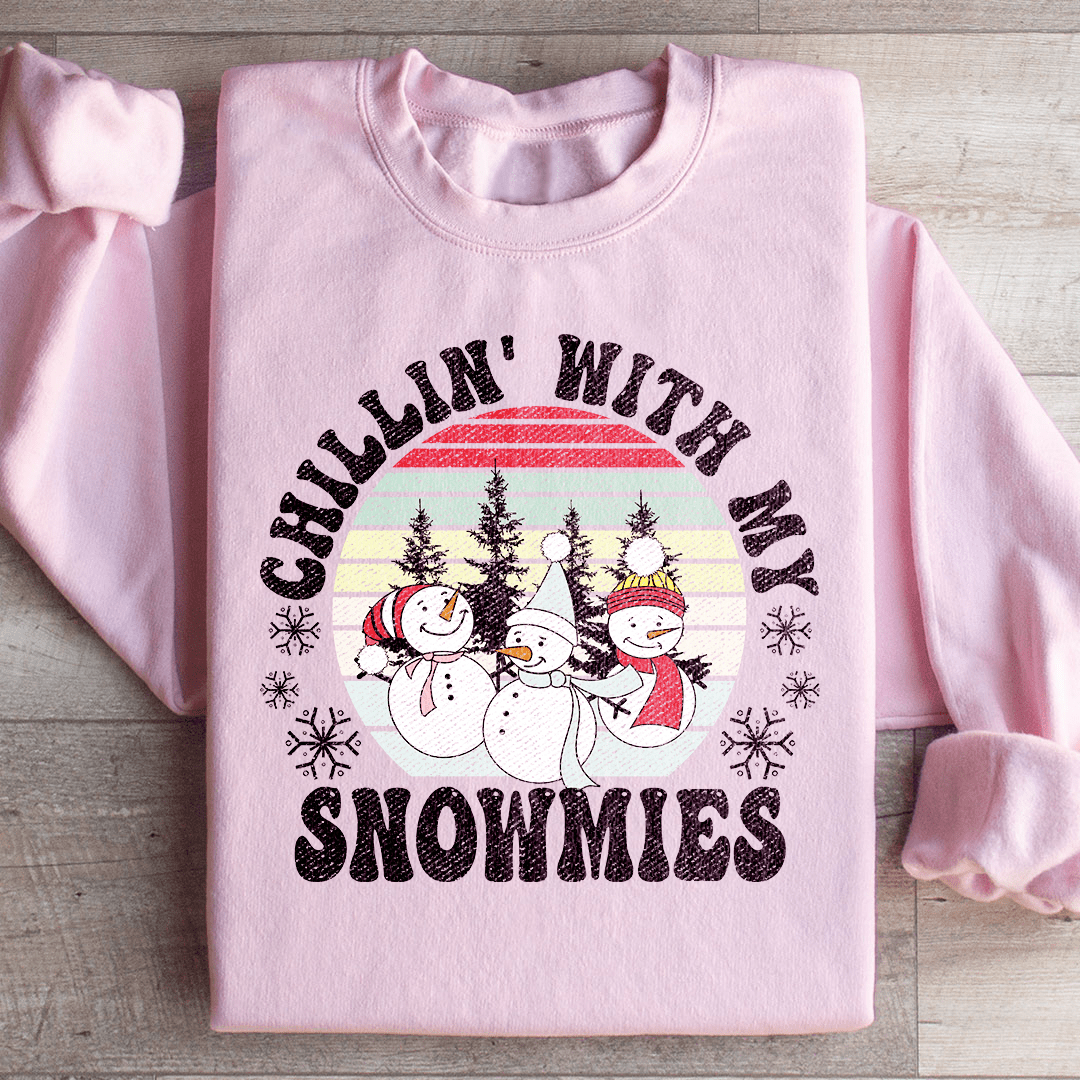 Chillin' With My Snowmies Sweatshirt shopmerchmallow Chillin' With My Snowmies Sweatshirt