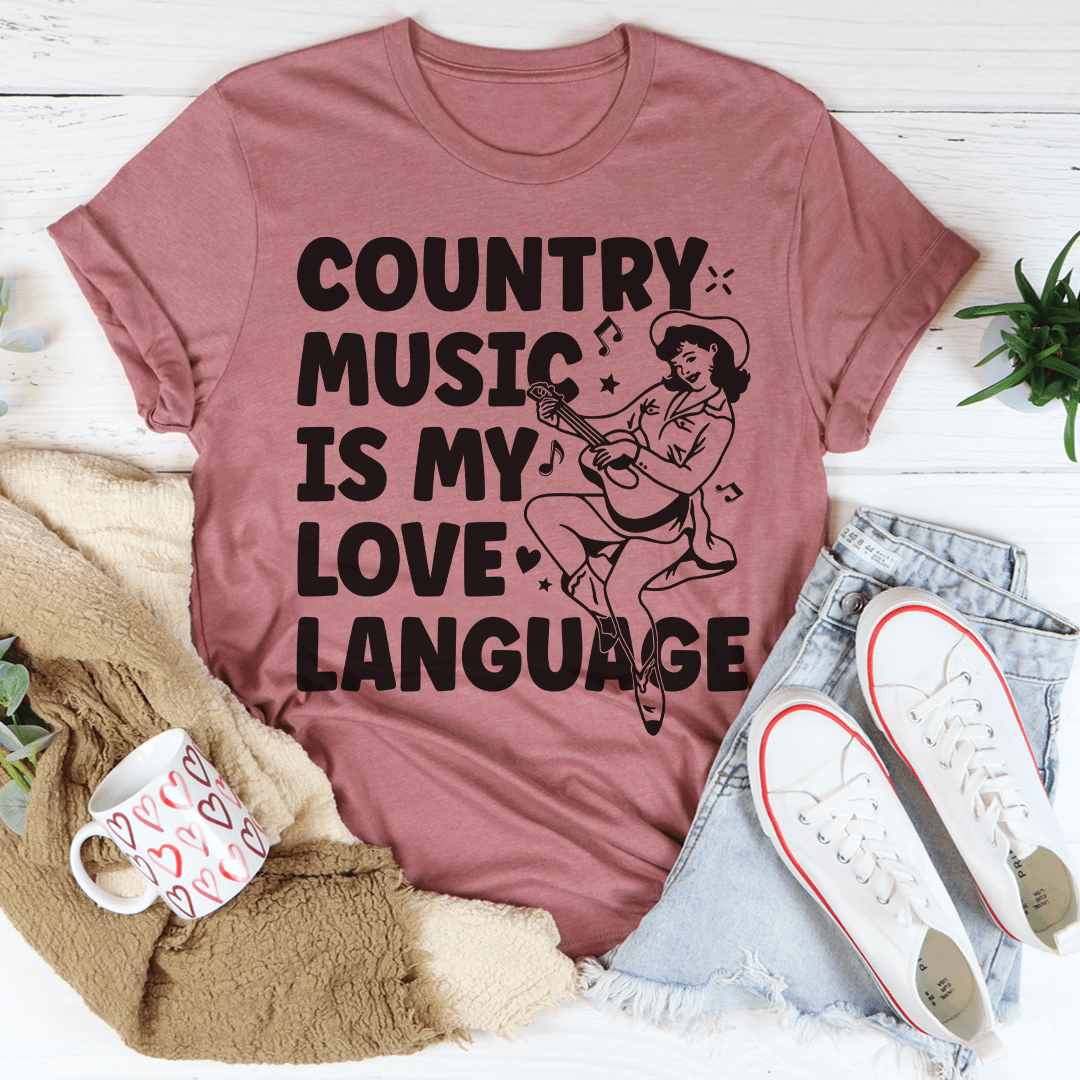 Country Music Is my Love Language Tee shopmerchmallow Country Music Is my Love Language Tee