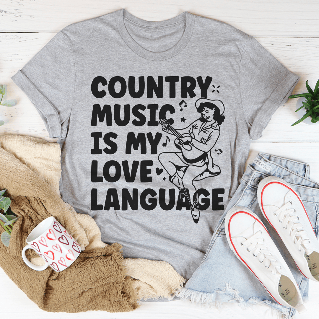 Country Music Is my Love Language Tee shopmerchmallow Country Music Is my Love Language Tee