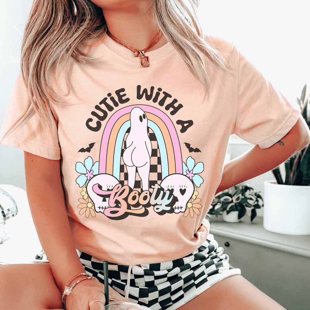 Cutie With A Booty Tee shopmerchmallow Cutie With A Booty Tee