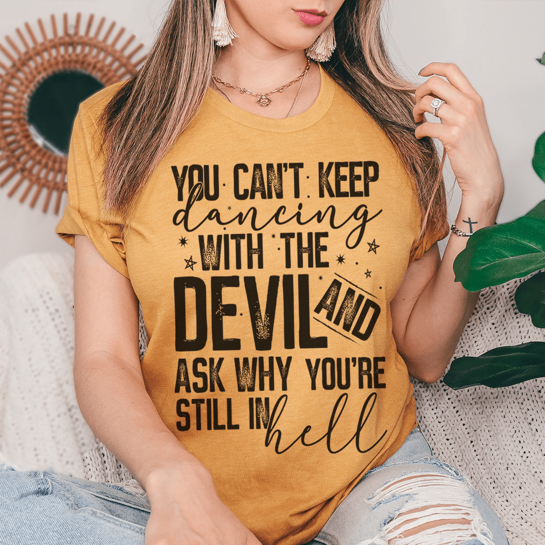 Dancing With The Devil Tee shopmerchmallow Dancing With The Devil Tee