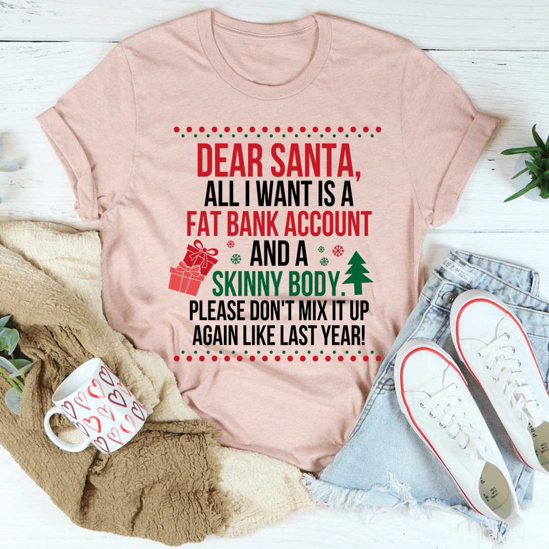 Dear Santa All I Want Is Tee shopmerchmallow Dear Santa All I Want Is Tee