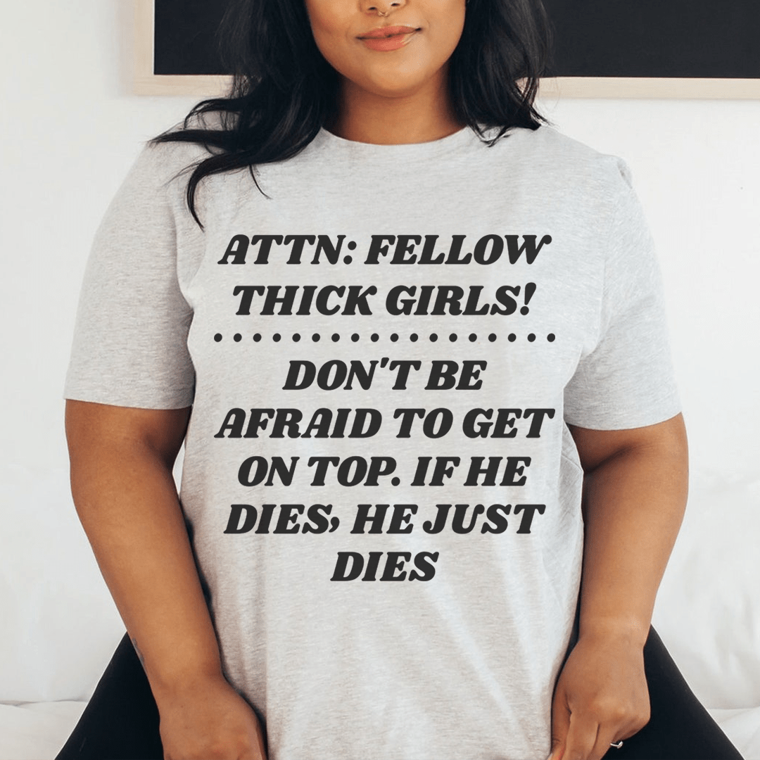 Don't Be Afraid To Get On Top Tee shopmerchmallow Don't Be Afraid To Get On Top Tee