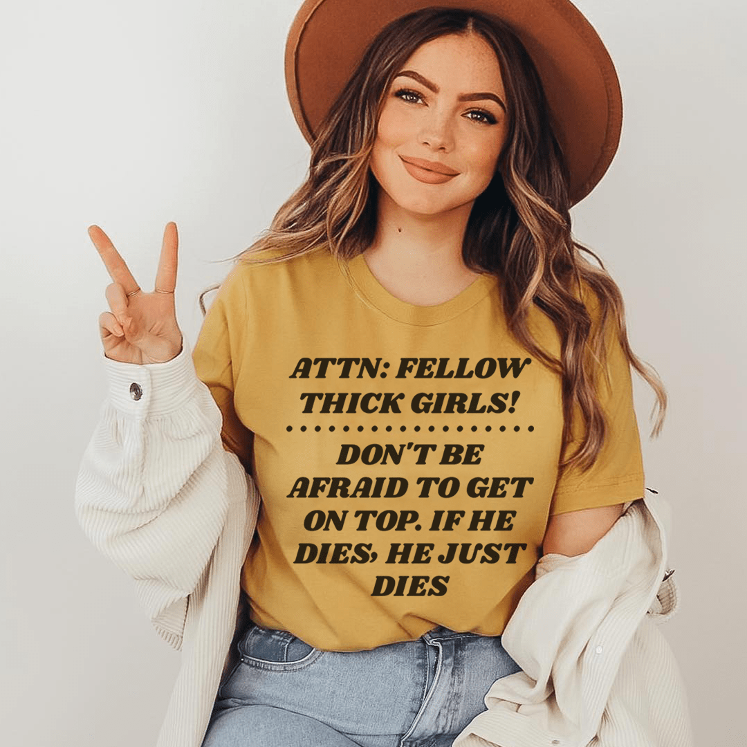 Don't Be Afraid To Get On Top Tee shopmerchmallow Don't Be Afraid To Get On Top Tee
