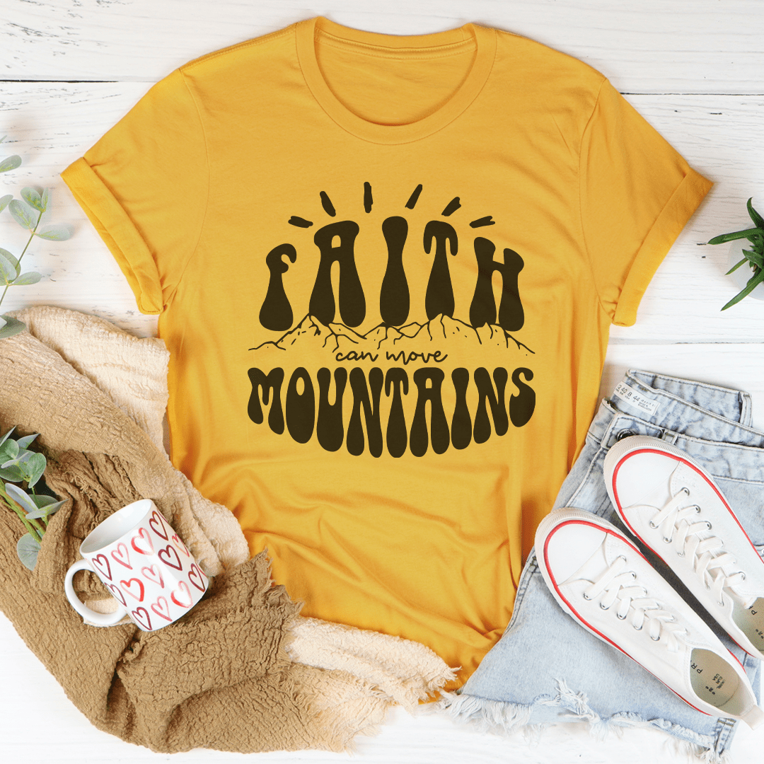Faith Can Move Mountains Tee shopmerchmallow Faith Can Move Mountains Tee