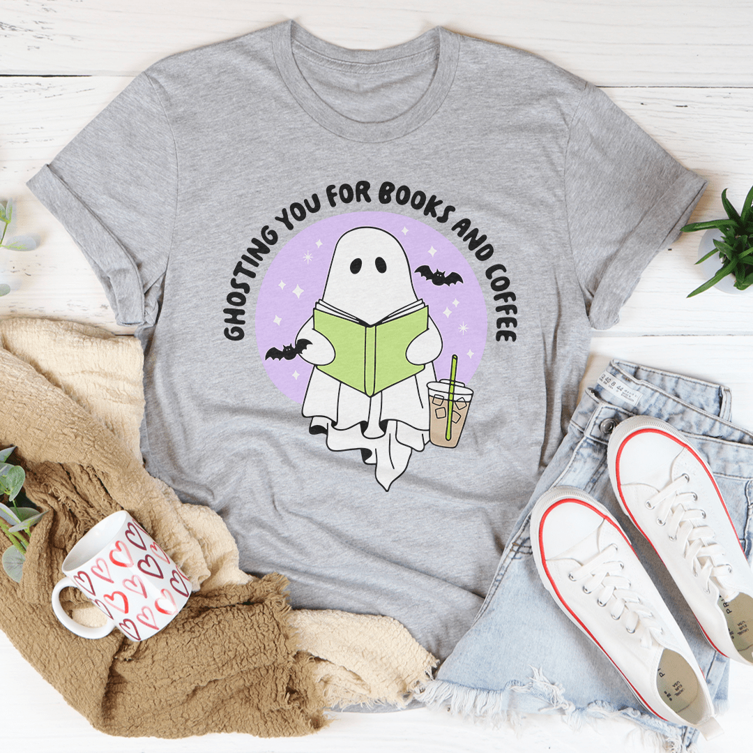Ghosting You For Books Tee shopmerchmallow Ghosting You For Books Tee