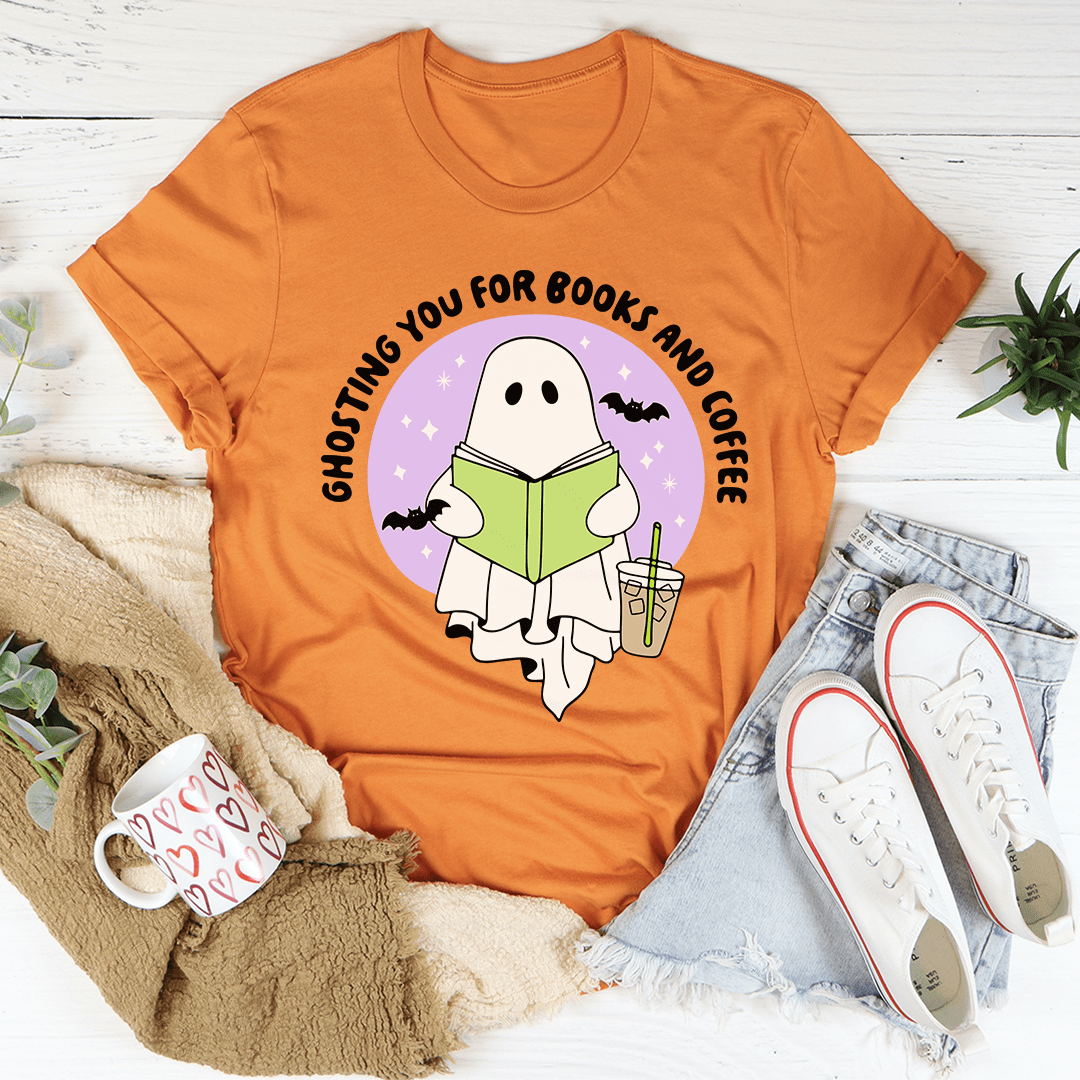 Ghosting You For Books Tee shopmerchmallow Ghosting You For Books Tee