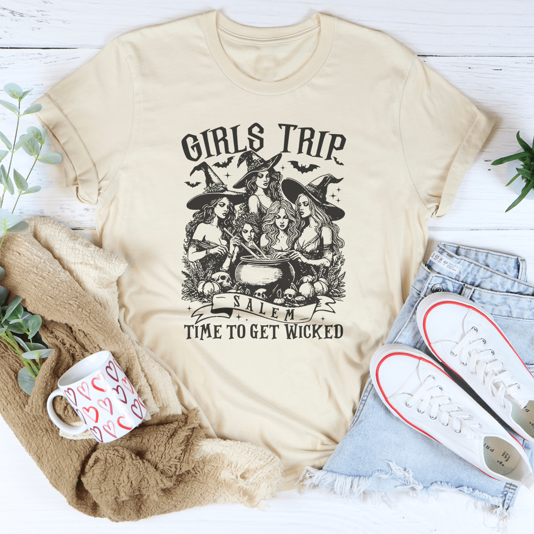 Girls Trip Salem Time To Get Wicked Tee shopmerchmallow Girls Trip Salem Time To Get Wicked Tee