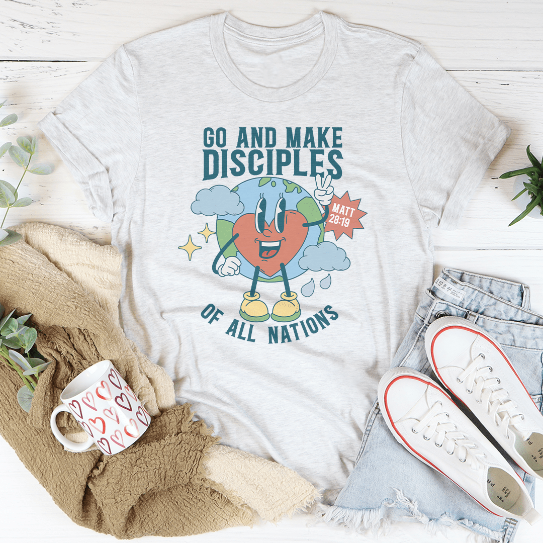 Go And Make Disciples Of All Nations Tee shopmerchmallow Go And Make Disciples Of All Nations Tee