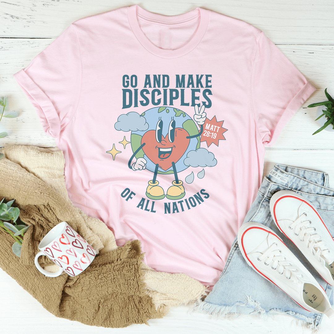 Go And Make Disciples Of All Nations Tee shopmerchmallow Go And Make Disciples Of All Nations Tee