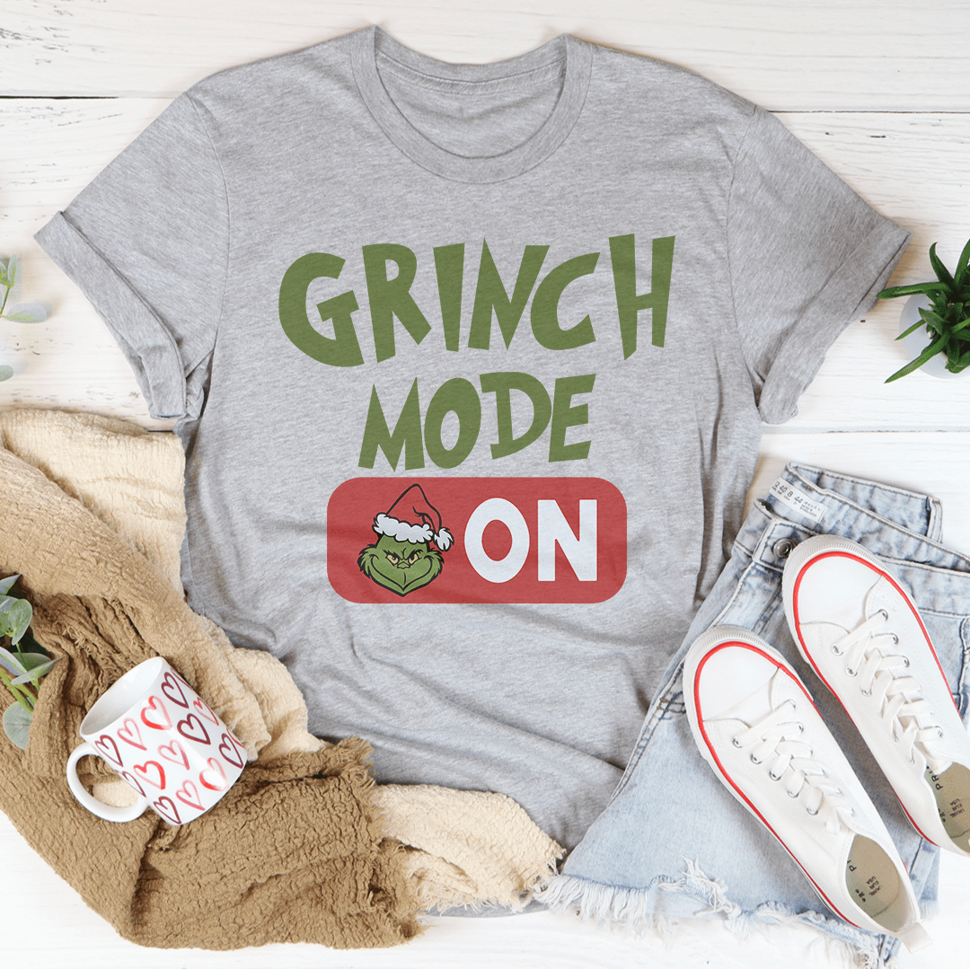 Grinch Mode On Tee shopmerchmallow Grinch Mode On Tee