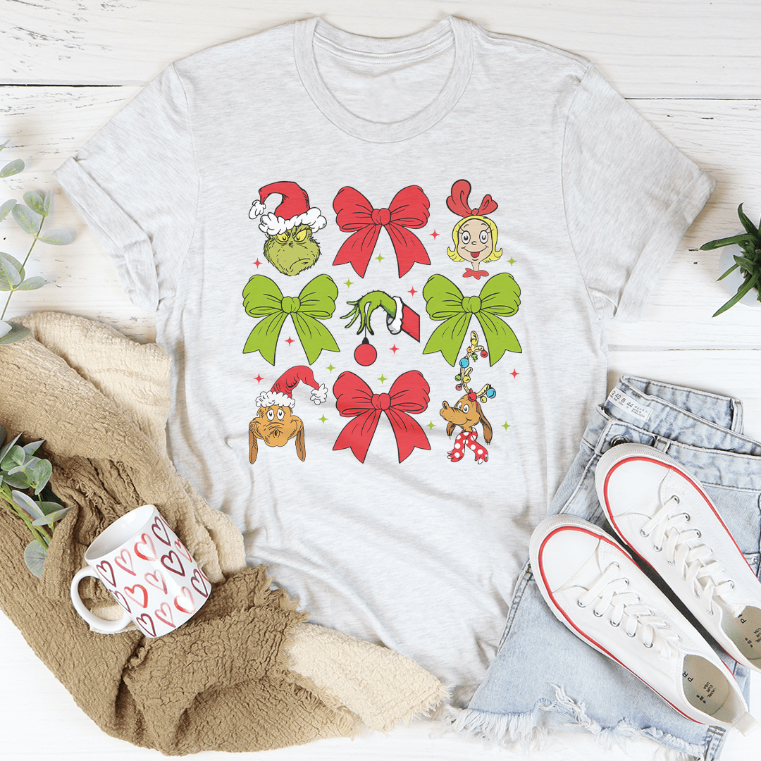 Grinmas Coquette Bow Tee