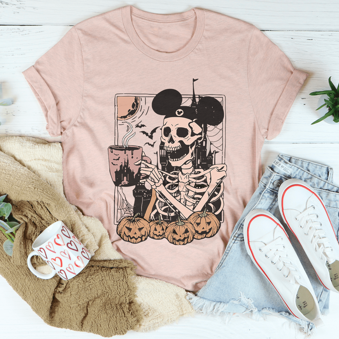 Halloween Skeleton Mouse Ears Tee shopmerchmallow Halloween Skeleton Mouse Ears Tee