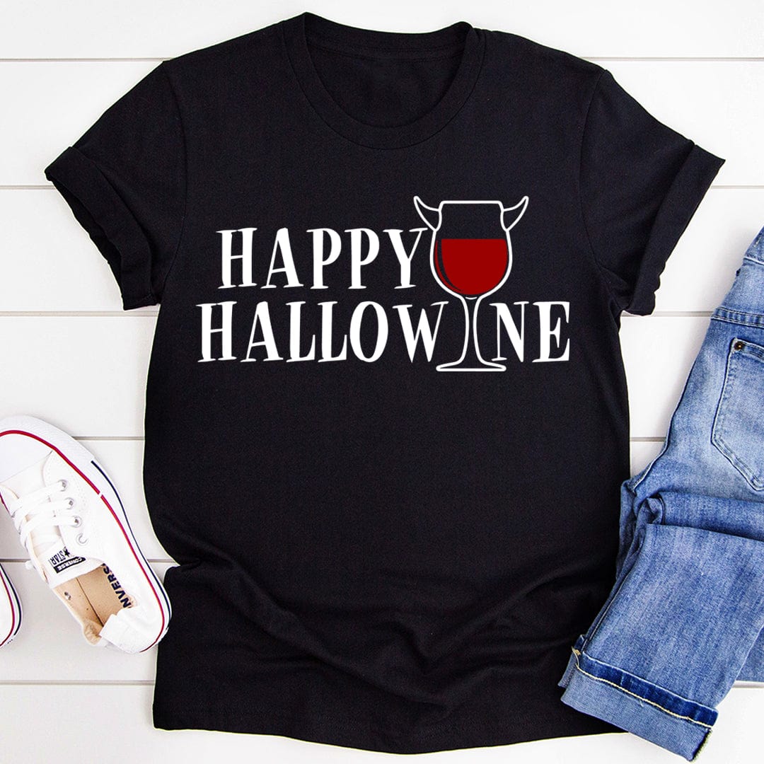 Happy Hallowine Tee shopmerchmallow Happy Hallowine Tee