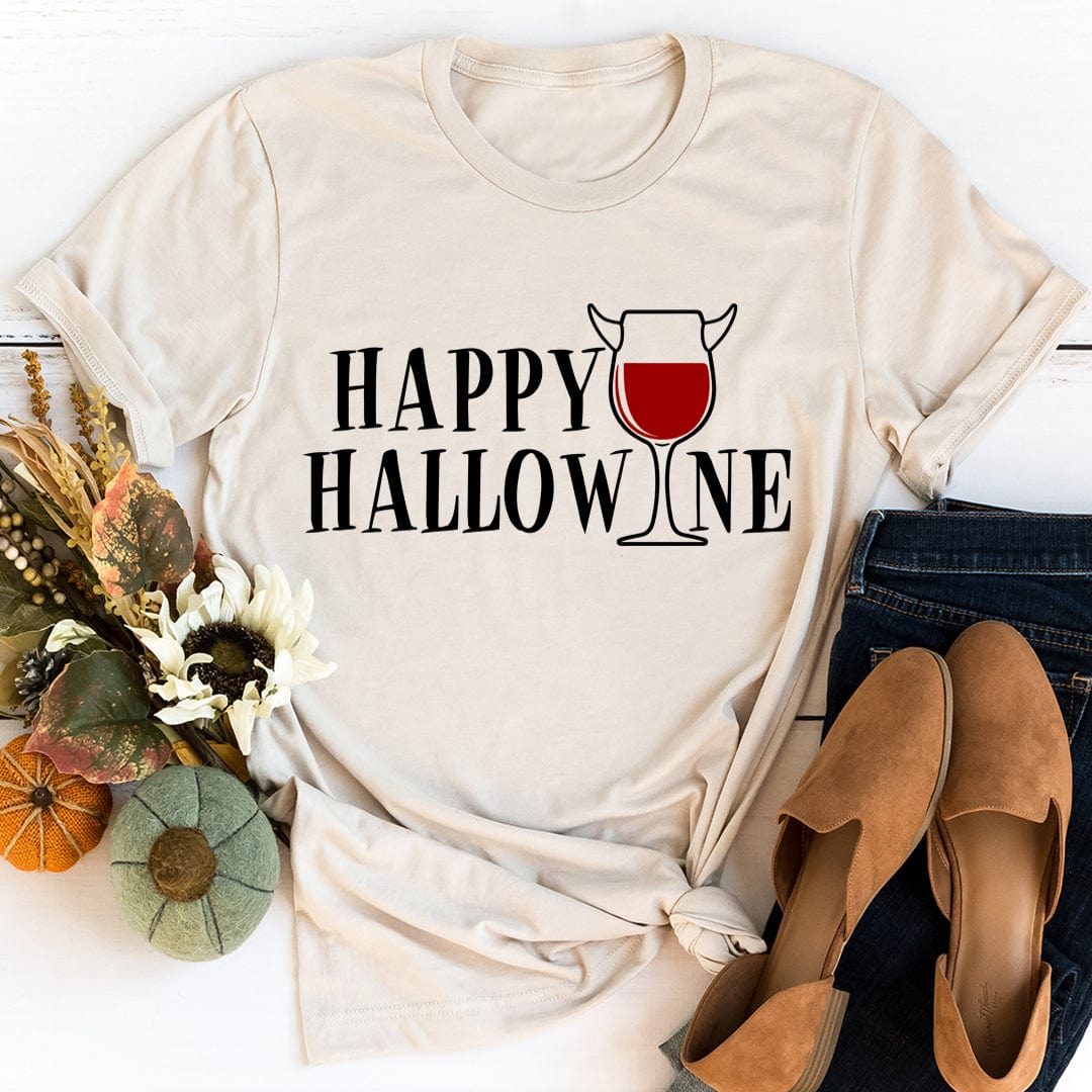 Happy Hallowine Tee shopmerchmallow Happy Hallowine Tee