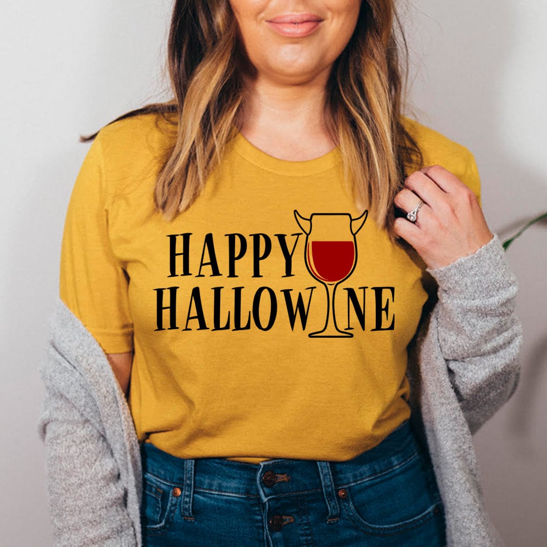 Happy Hallowine Tee shopmerchmallow Happy Hallowine Tee