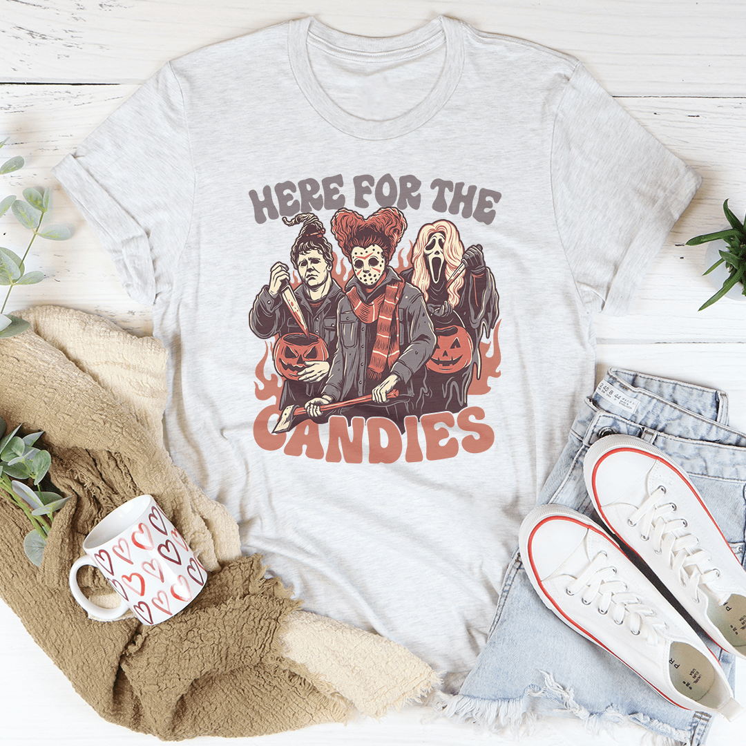 Here For The Candies Tee shopmerchmallow Here For The Candies Tee