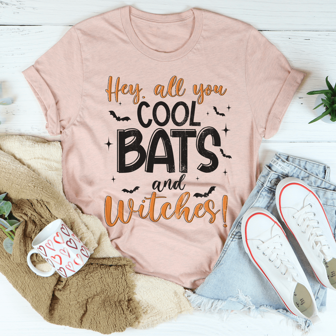 Hey All You Cool Bats And Witches Tee shopmerchmallow Hey All You Cool Bats And Witches Tee