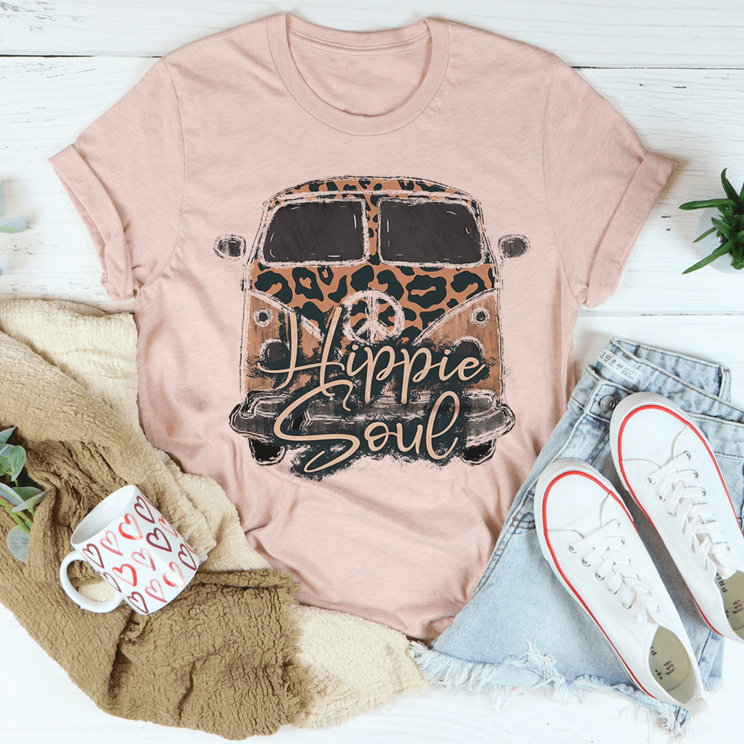 Hippie Soul Leopard Tee shopmerchmallow Hippie Soul Leopard Tee