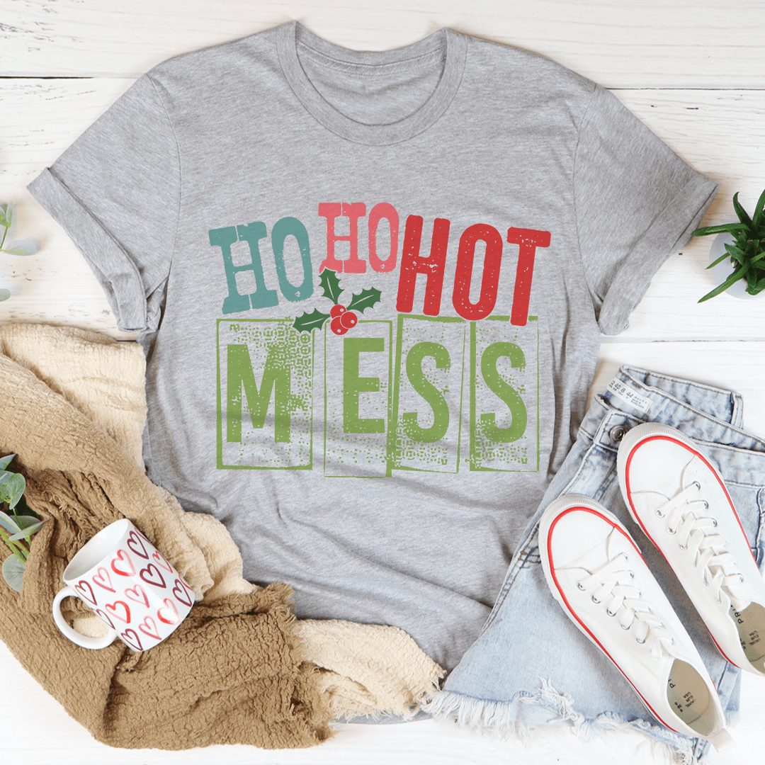 Ho Ho Hot Mess Tee shopmerchmallow Ho Ho Hot Mess Tee