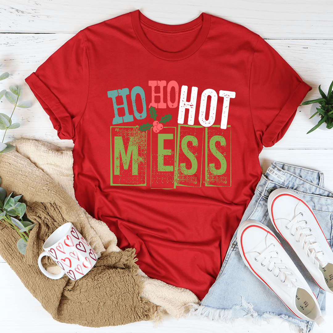 Ho Ho Hot Mess Tee shopmerchmallow Ho Ho Hot Mess Tee