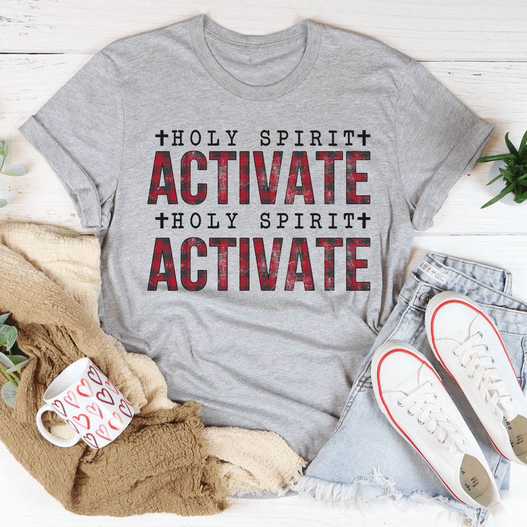 Holy Spirit Activate Tee shopmerchmallow Holy Spirit Activate Tee