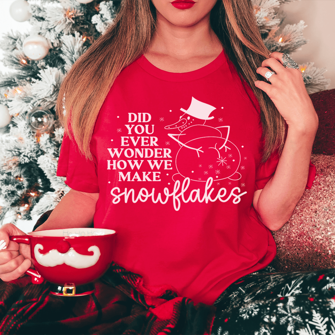 How Snowflakes Are Made Tee shopmerchmallow How Snowflakes Are Made Tee