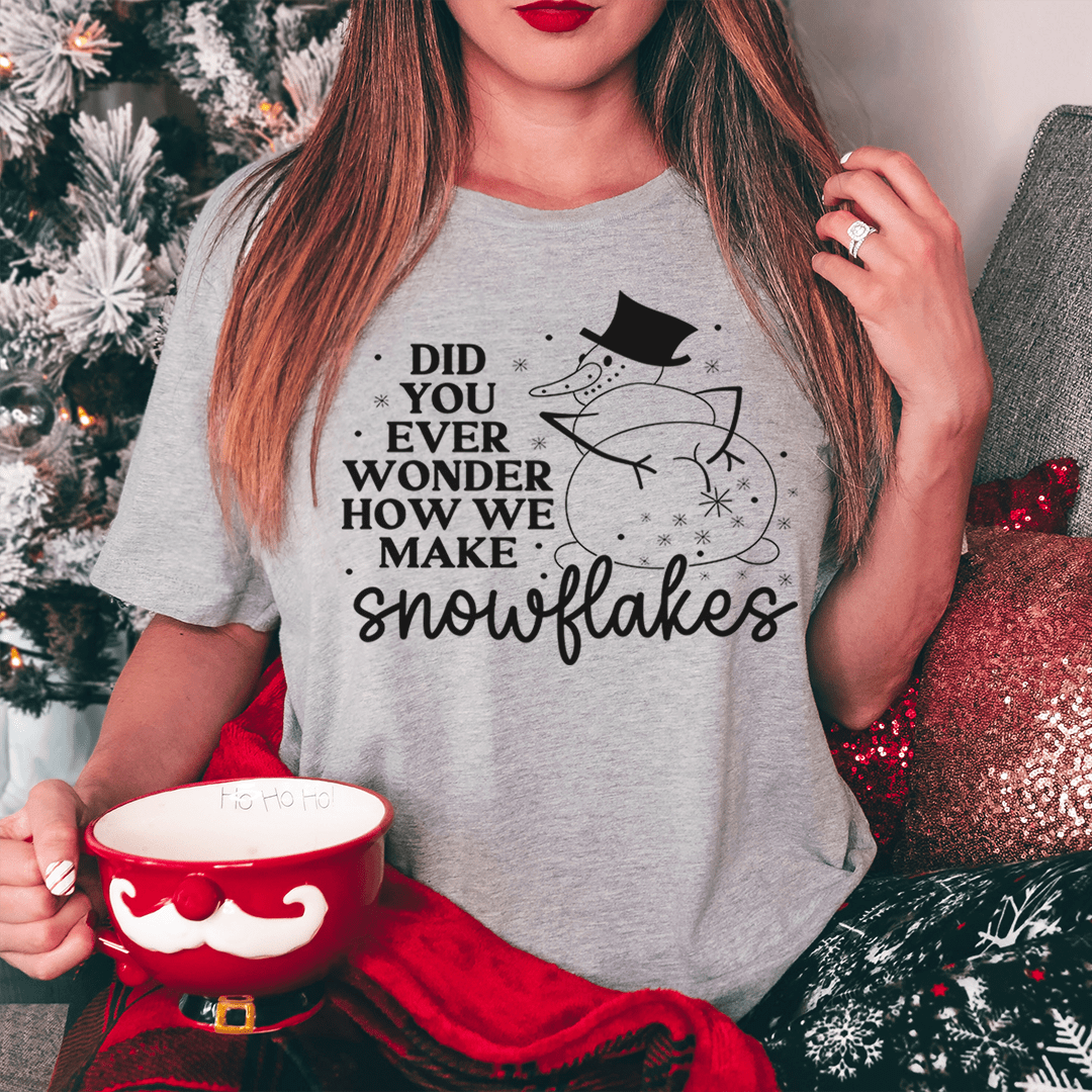 How Snowflakes Are Made Tee shopmerchmallow How Snowflakes Are Made Tee