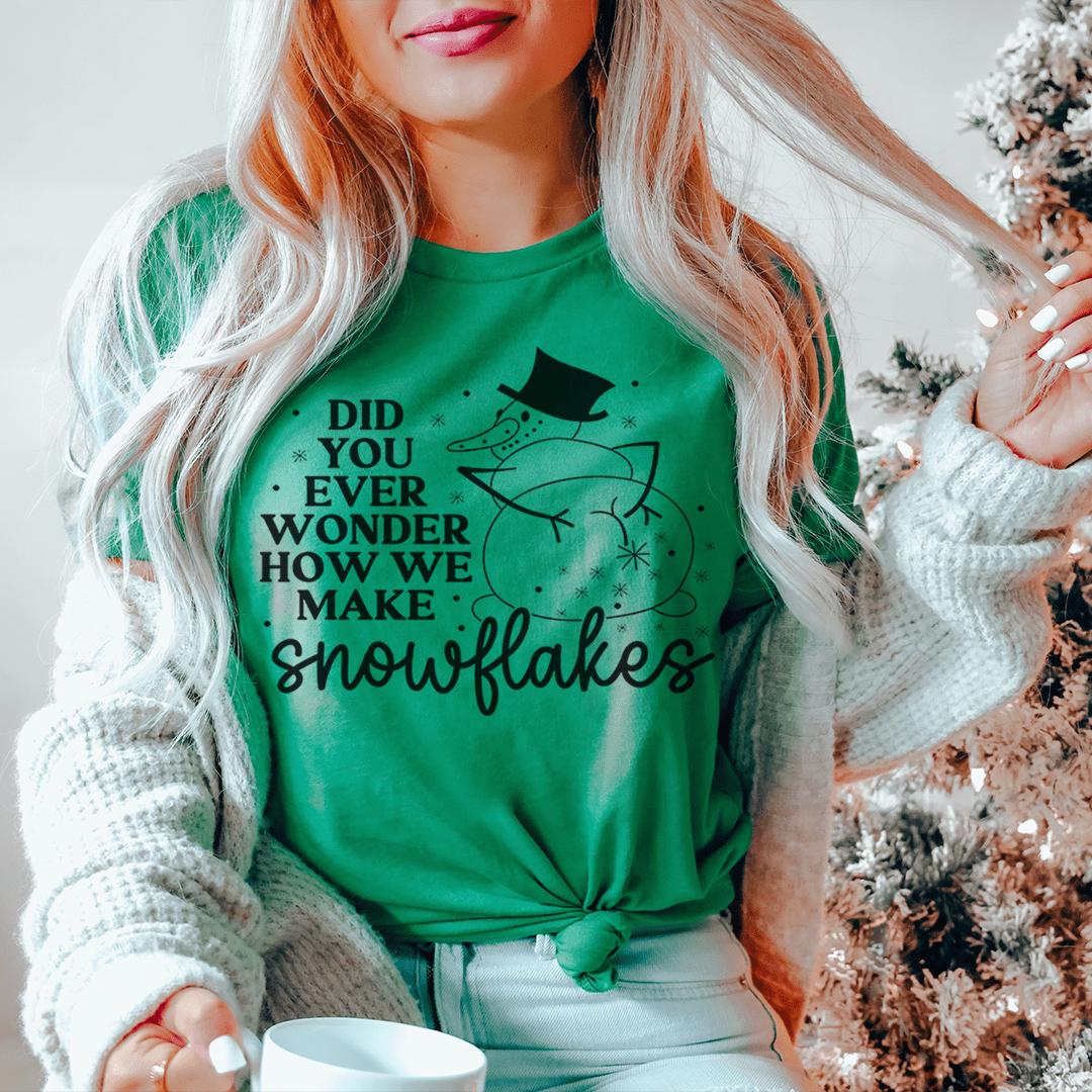 How Snowflakes Are Made Tee shopmerchmallow How Snowflakes Are Made Tee