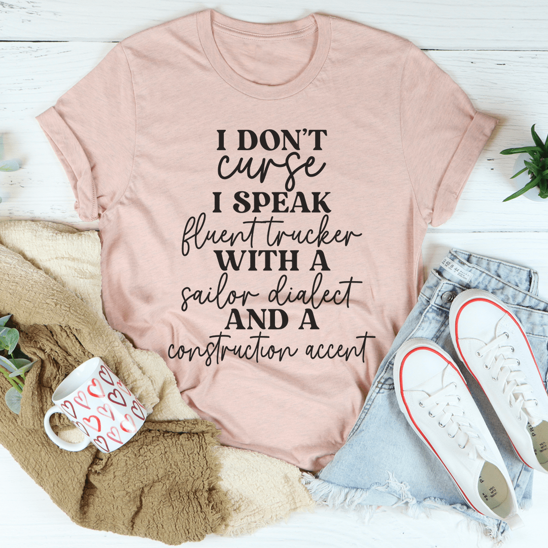 I Don't Curse Tee shopmerchmallow I Don't Curse Tee