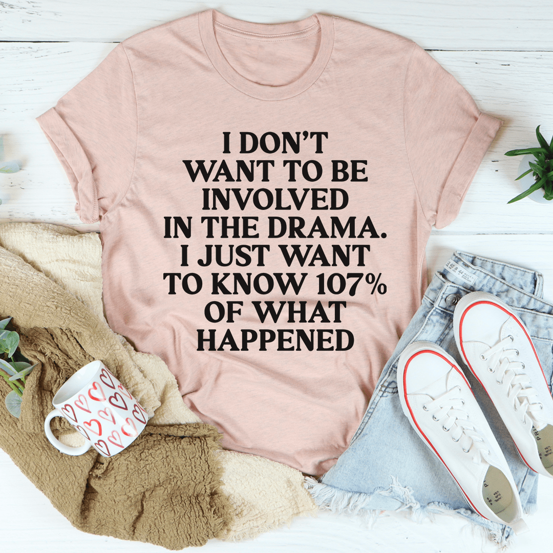 I Don't Want To Be Involved In The Drama Tee shopmerchmallow I Don't Want To Be Involved In The Drama Tee