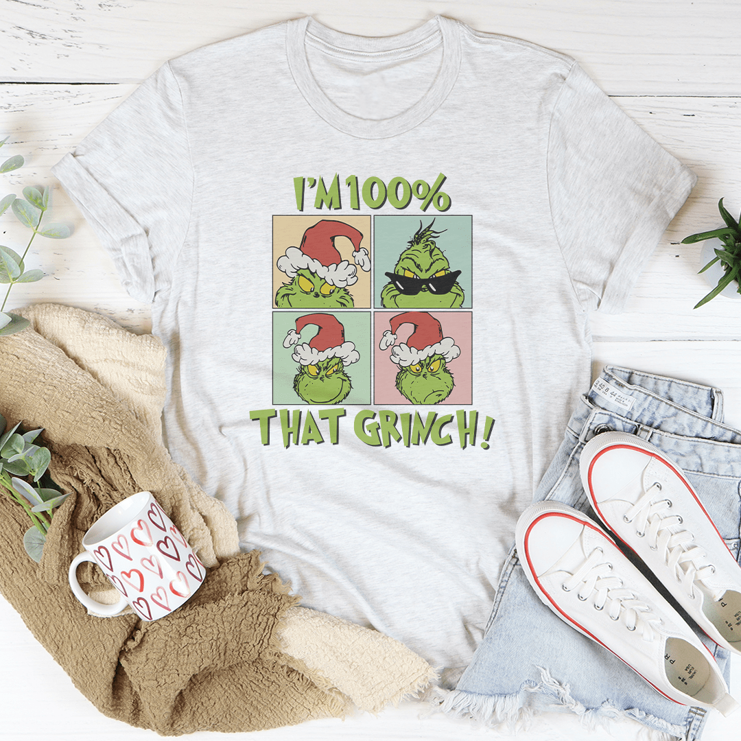 I'm 100% That Grinch Tee shopmerchmallow I'm 100% That Grinch Tee