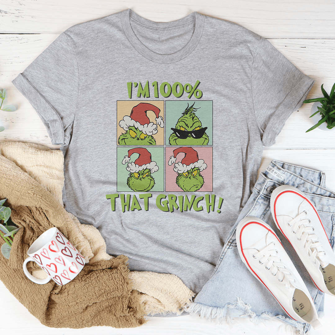 I'm 100% That Grinch Tee shopmerchmallow I'm 100% That Grinch Tee