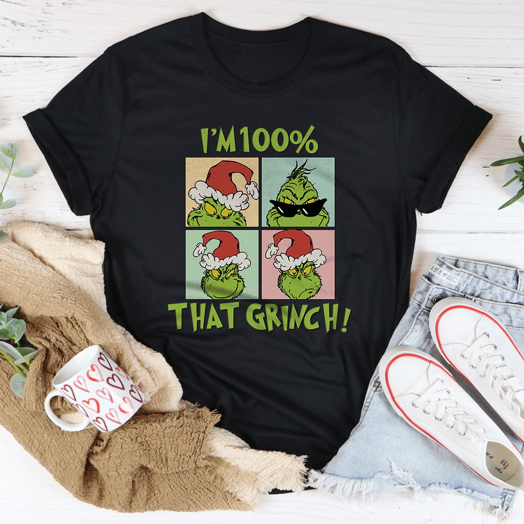 I'm 100% That Grinch Tee shopmerchmallow I'm 100% That Grinch Tee