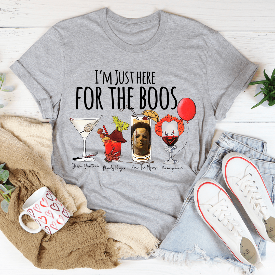 I'm Just Here For The Boos Tee shopmerchmallow I'm Just Here For The Boos Tee
