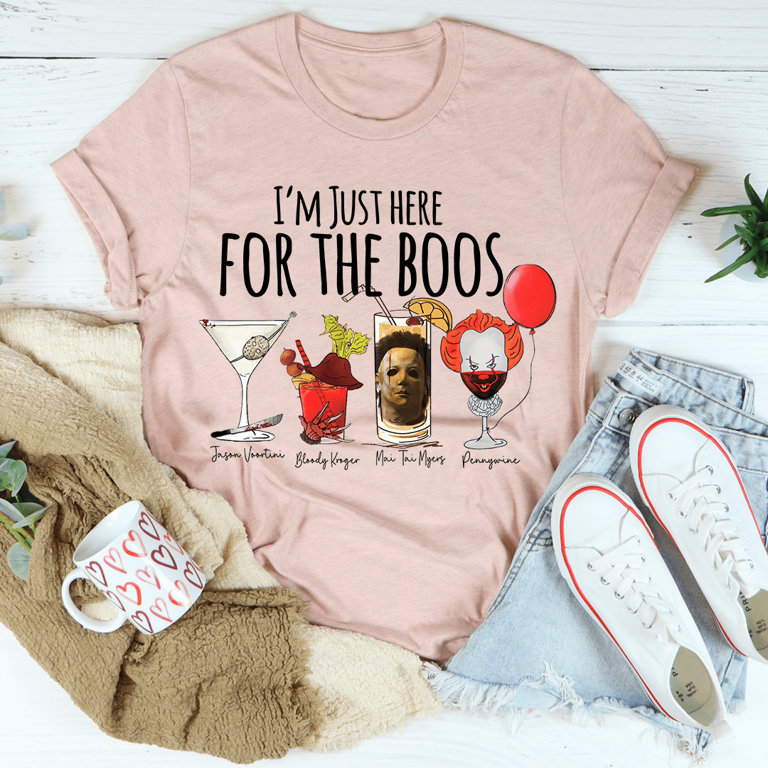 I'm Just Here For The Boos Tee shopmerchmallow I'm Just Here For The Boos Tee