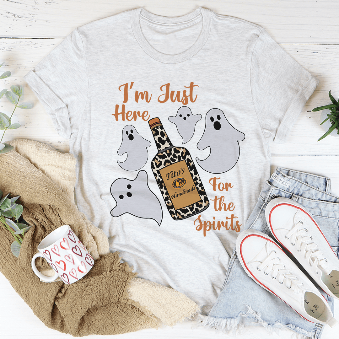 I'm Just Here For The Spirits Tee shopmerchmallow I'm Just Here For The Spirits Tee