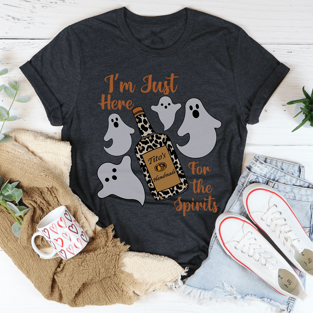 I'm Just Here For The Spirits Tee shopmerchmallow I'm Just Here For The Spirits Tee