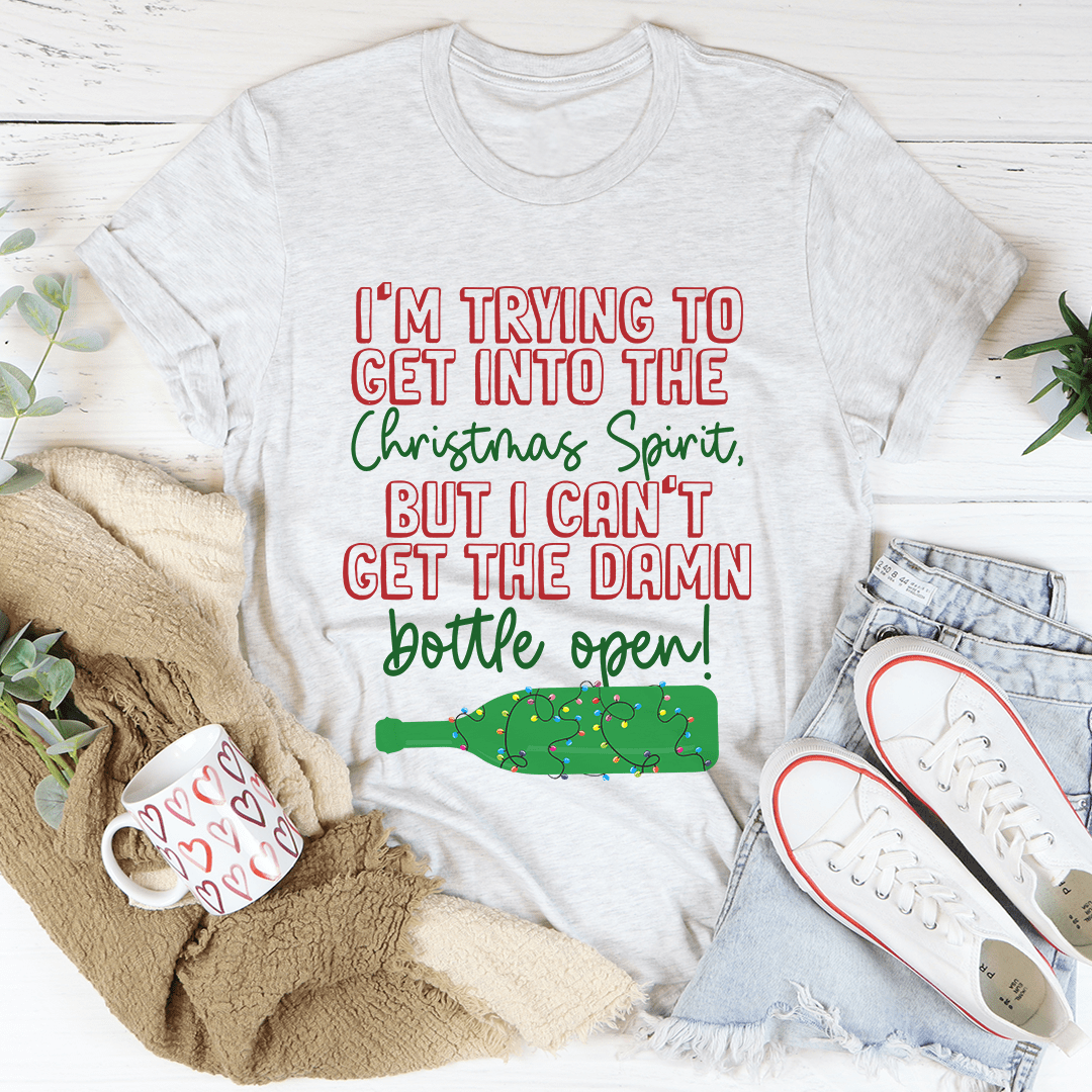I'm Trying To Get Into The Christmas Spirit Tee shopmerchmallow I'm Trying To Get Into The Christmas Spirit Tee